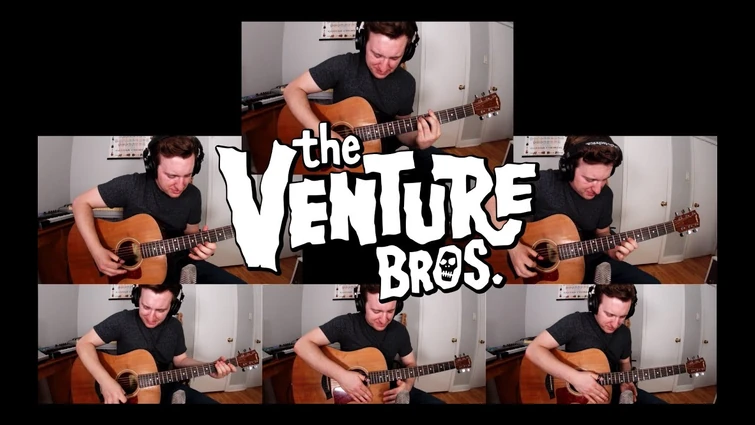 The Venture Bros. Theme --- Acoustic Guitar Cover + Free Tabs {Jacob Neufeld}