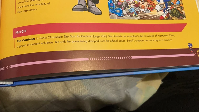 sonic chronicles dark brotherhood has been cut from official canon.