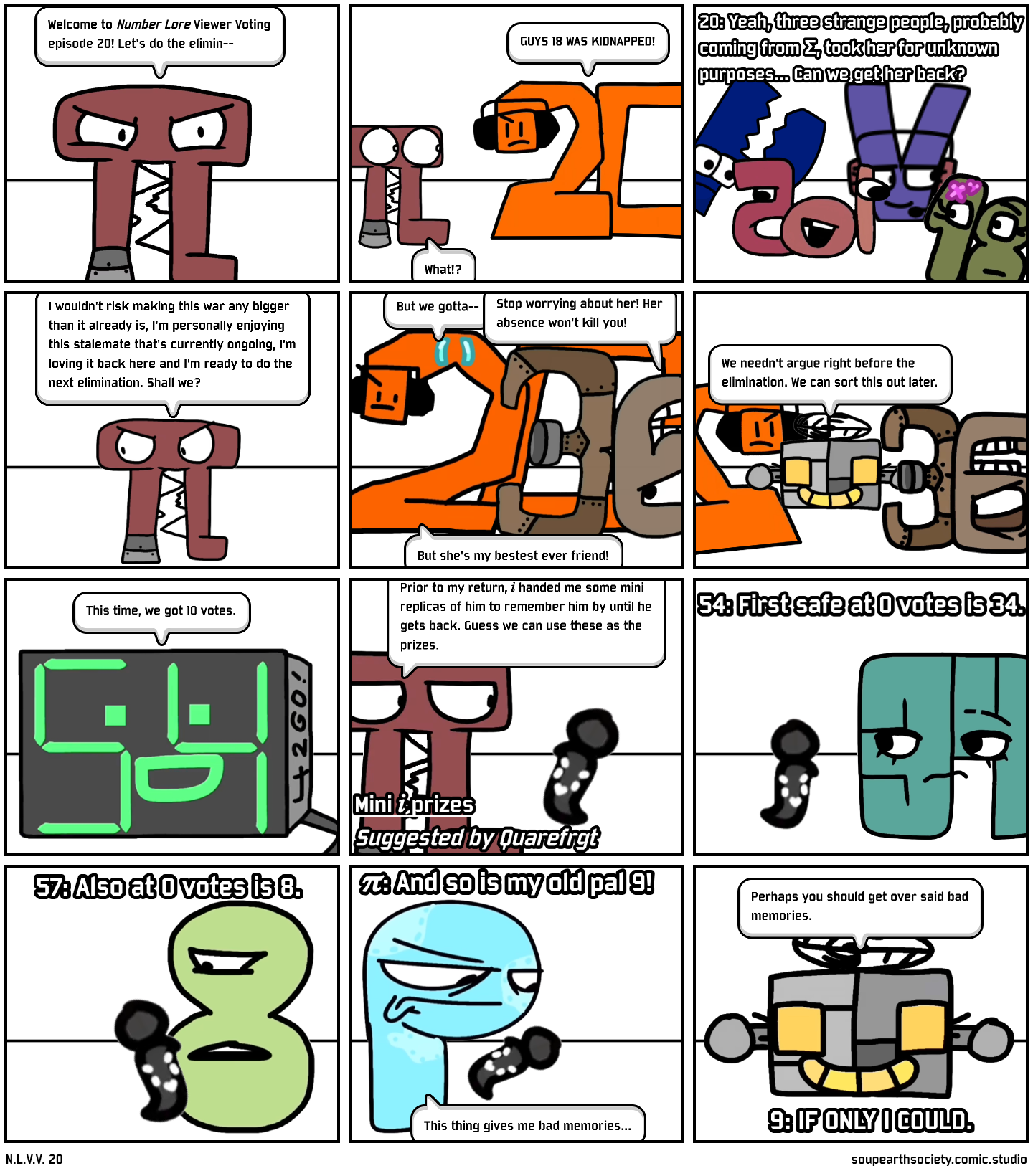 Number Lore updated 3 and 4 Complete 0 to 20 Chart! 