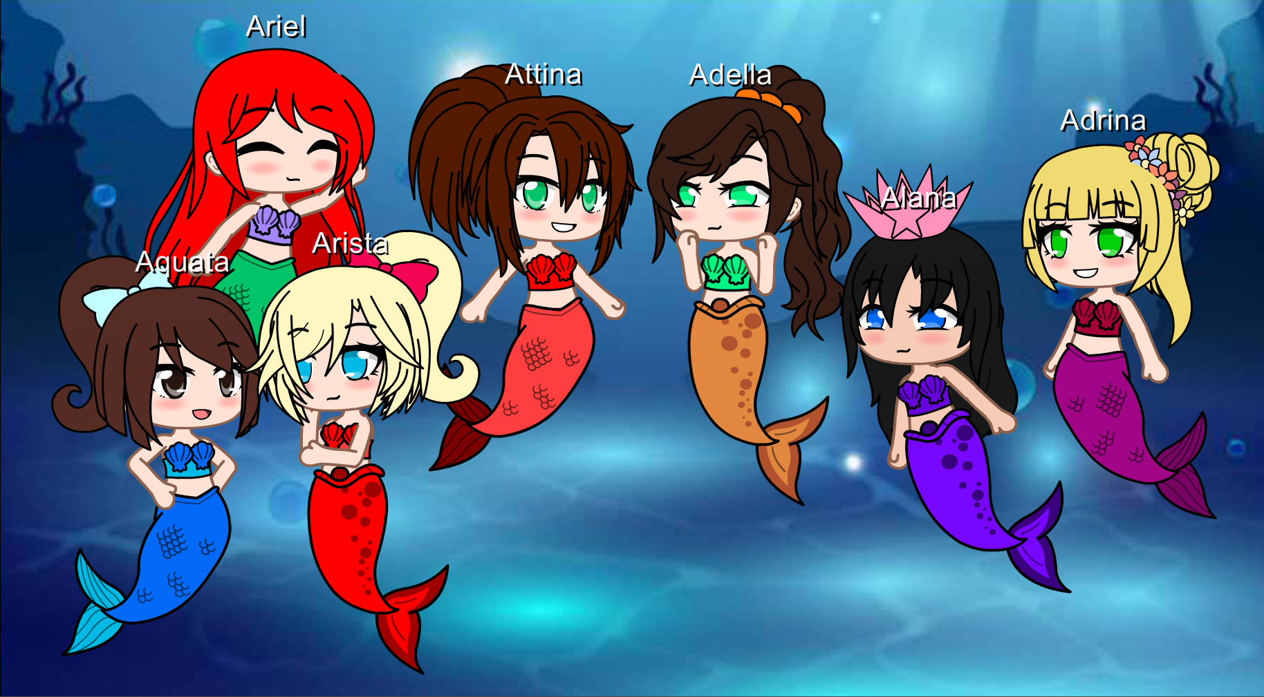 All of Ariels sisters (Cartoon and Live action) Fandom