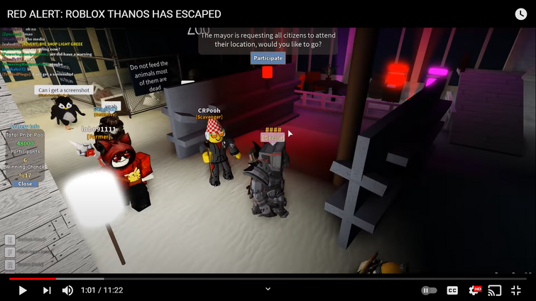 I Found Crpooh In A Ruben Sim Video Fandom - a bizarre day fandom red alert roblox thanos has escaped I Found Crpooh In A Ruben Sim Video Fandom - red alert roblox thanos has escaped
