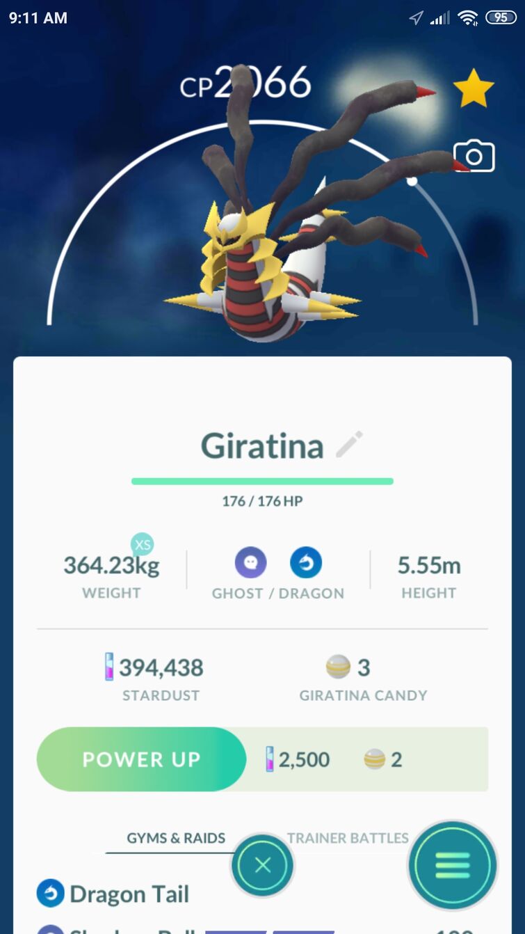 Shiny Giratina (Origin Forme) - Pokemon Go