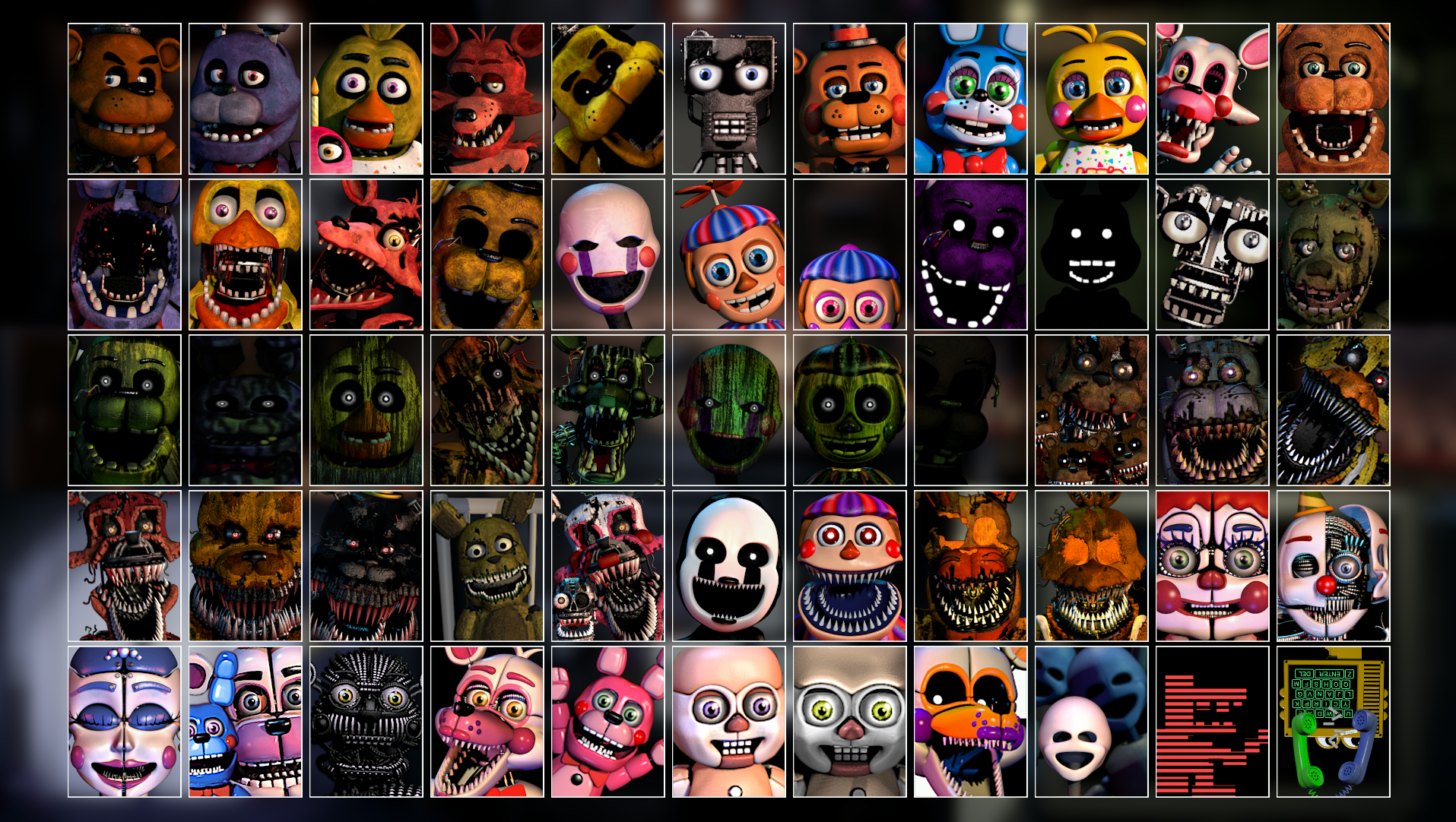 My Ideal FFPS Custom Night Roster (Justifications in the
