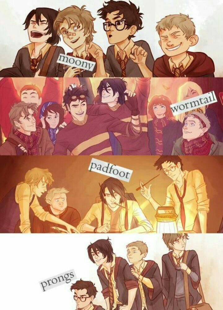 fan art harry potter marauders