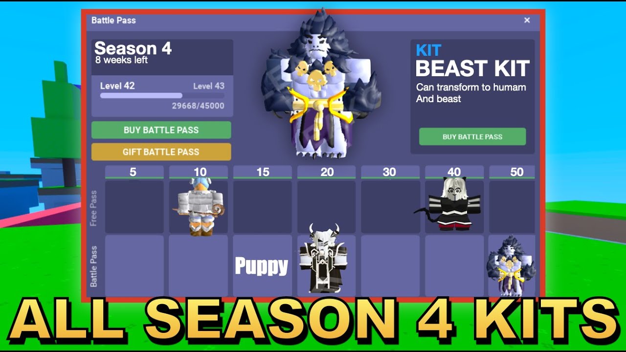 Using EVERY Season 9 Kit in Roblox Bedwars.. 