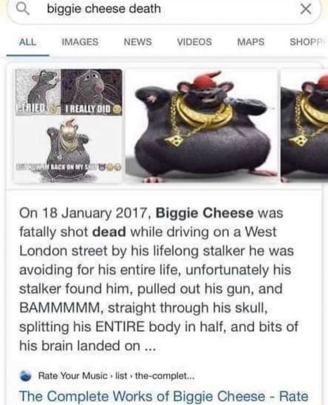 Biggie Bees Movie, Biggie Cheese