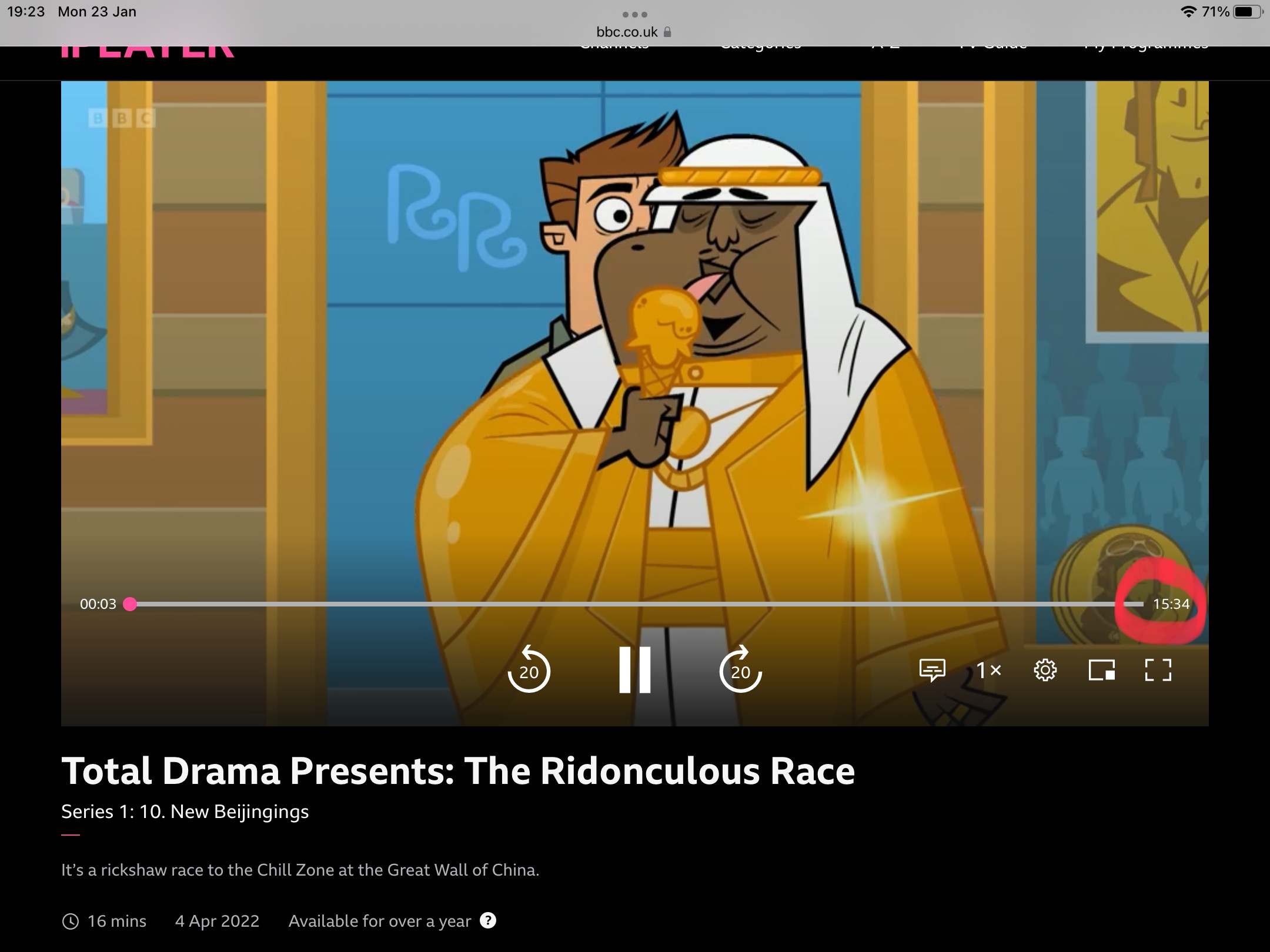 BBC iPlayer - Total Drama Presents: The Ridonculous Race