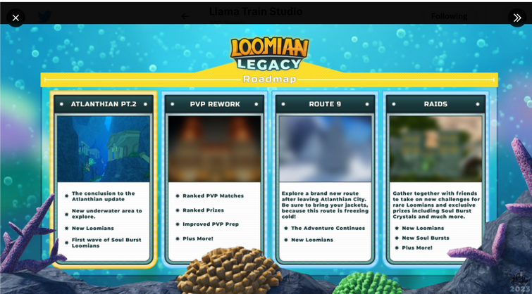 Release dates for loomian legacy