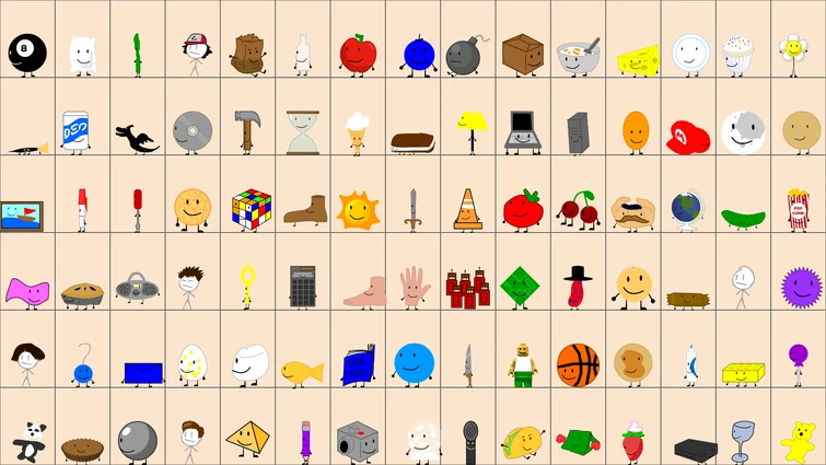 BFDI Recommended Characters VV 12 (VTE) | Fandom