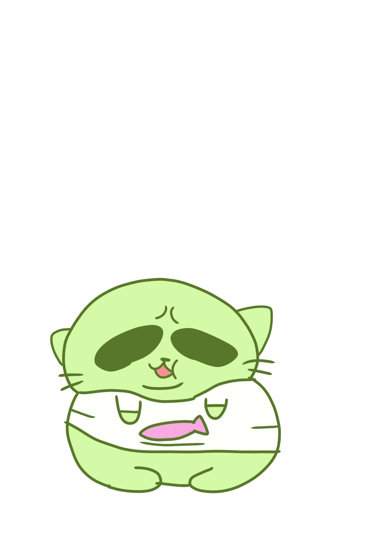U-Cat Comic Mesh T-Shirt main image 0
