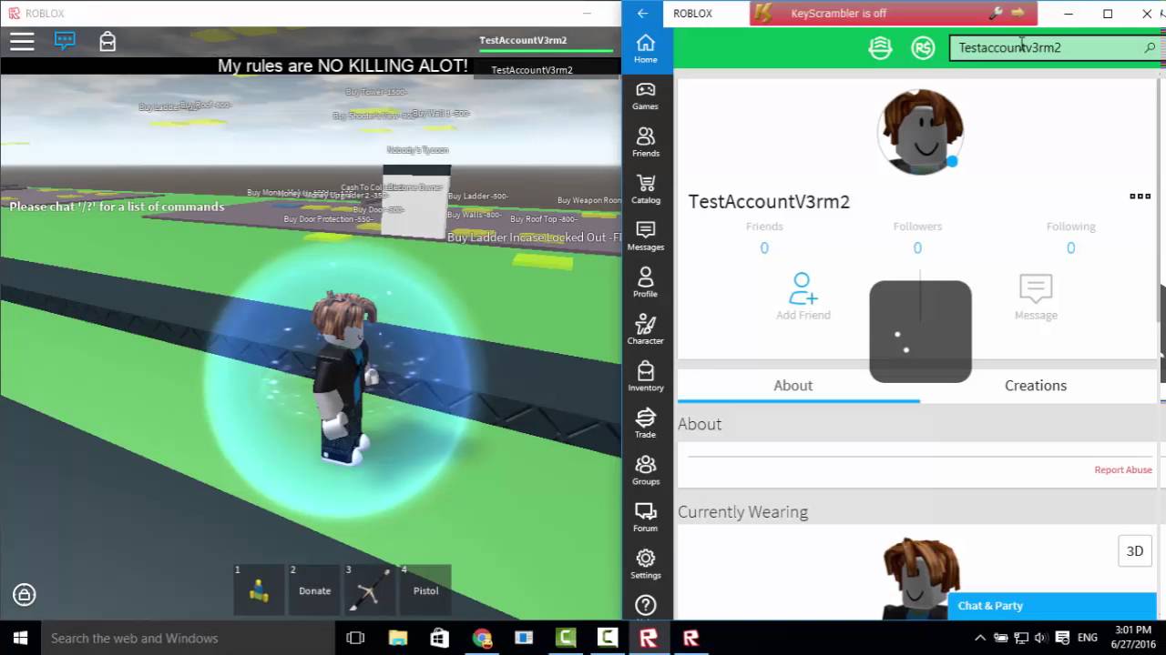 How To Have 2 Roblox Games Open