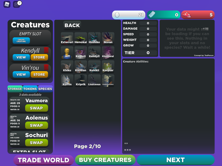Trading entire inventory!