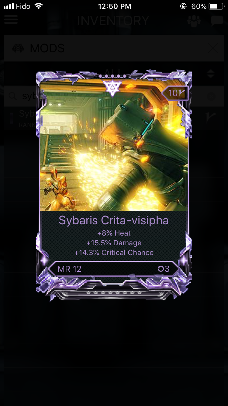 Sybaris Prime Build | Fandom