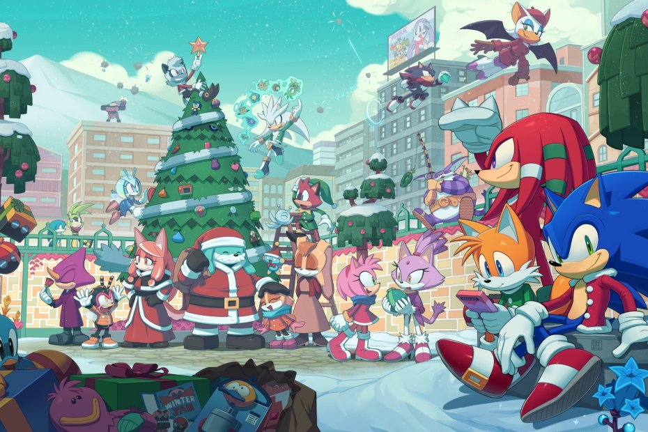 Sonic 2023 Christmas art by Min Ho Kim Fandom