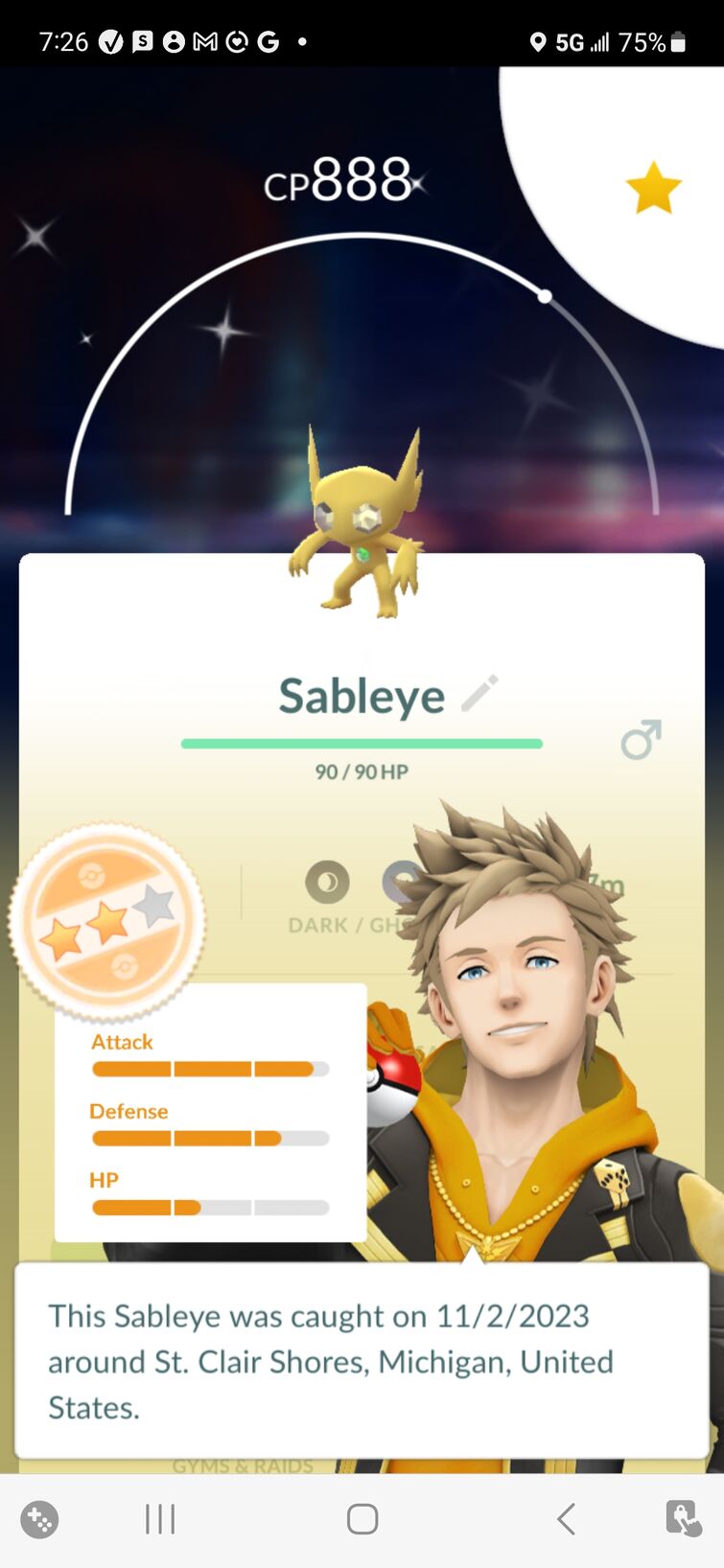 Shiny Sableye - Pokemon Go