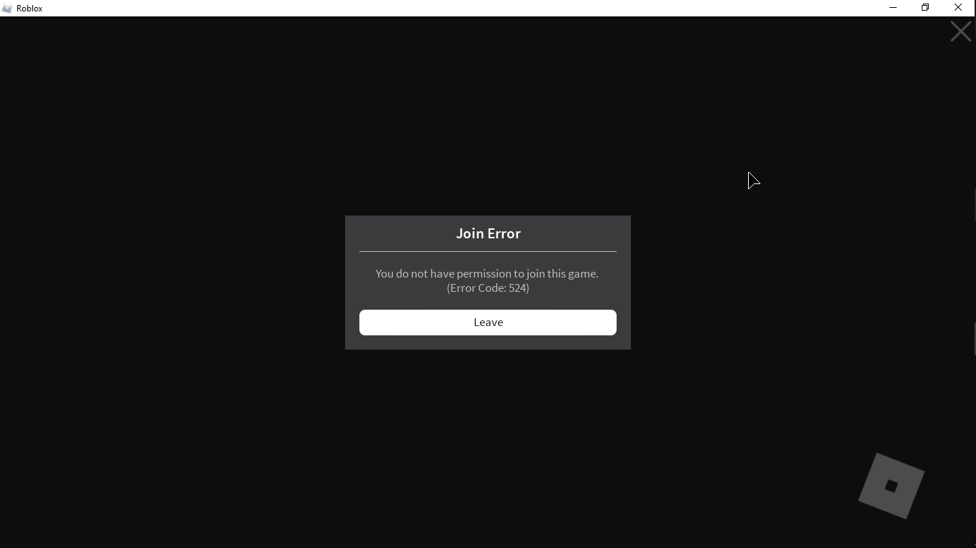 What Is Roblox Error Code 524