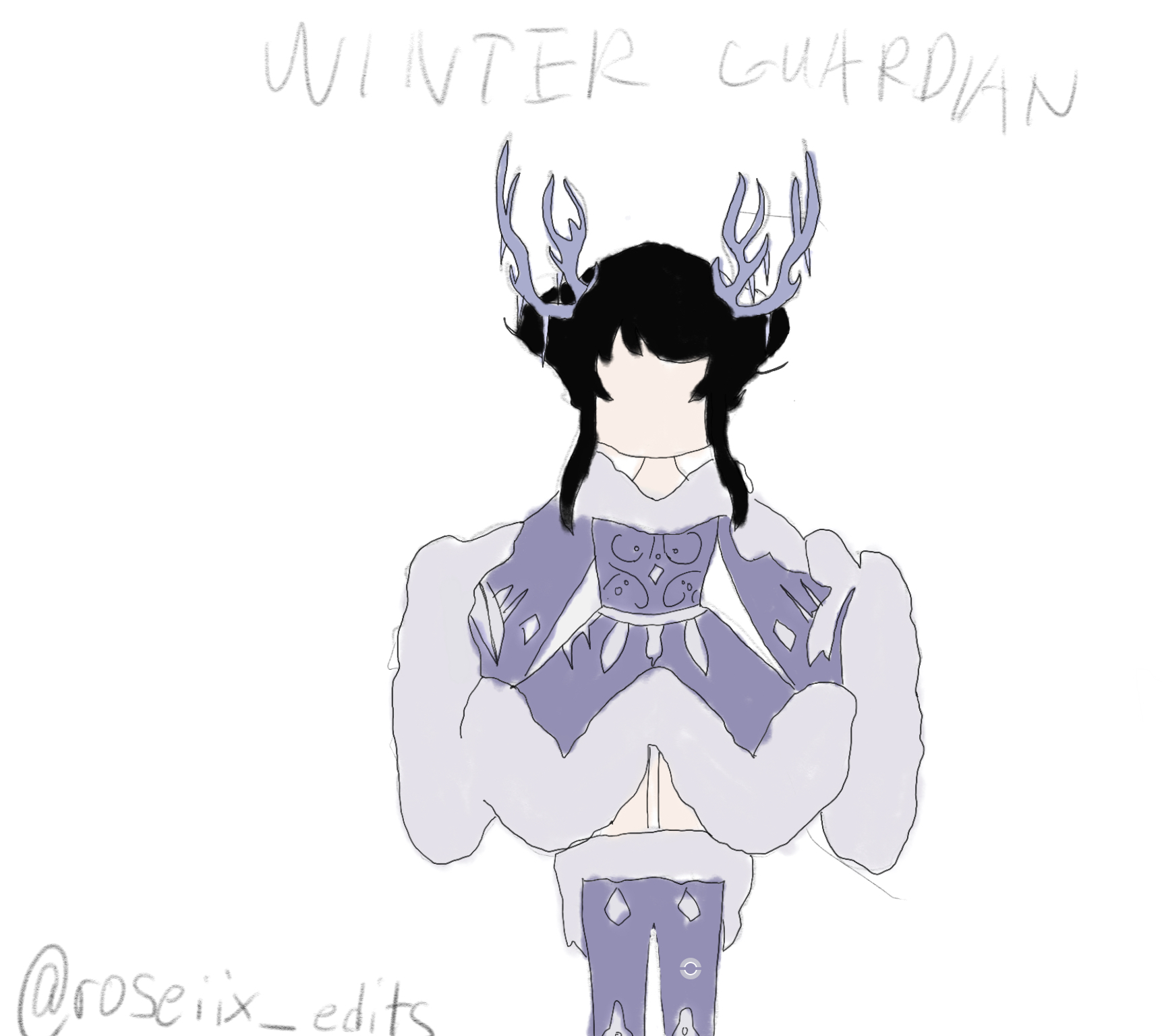 Winter Guardian Set Royale High Drawing