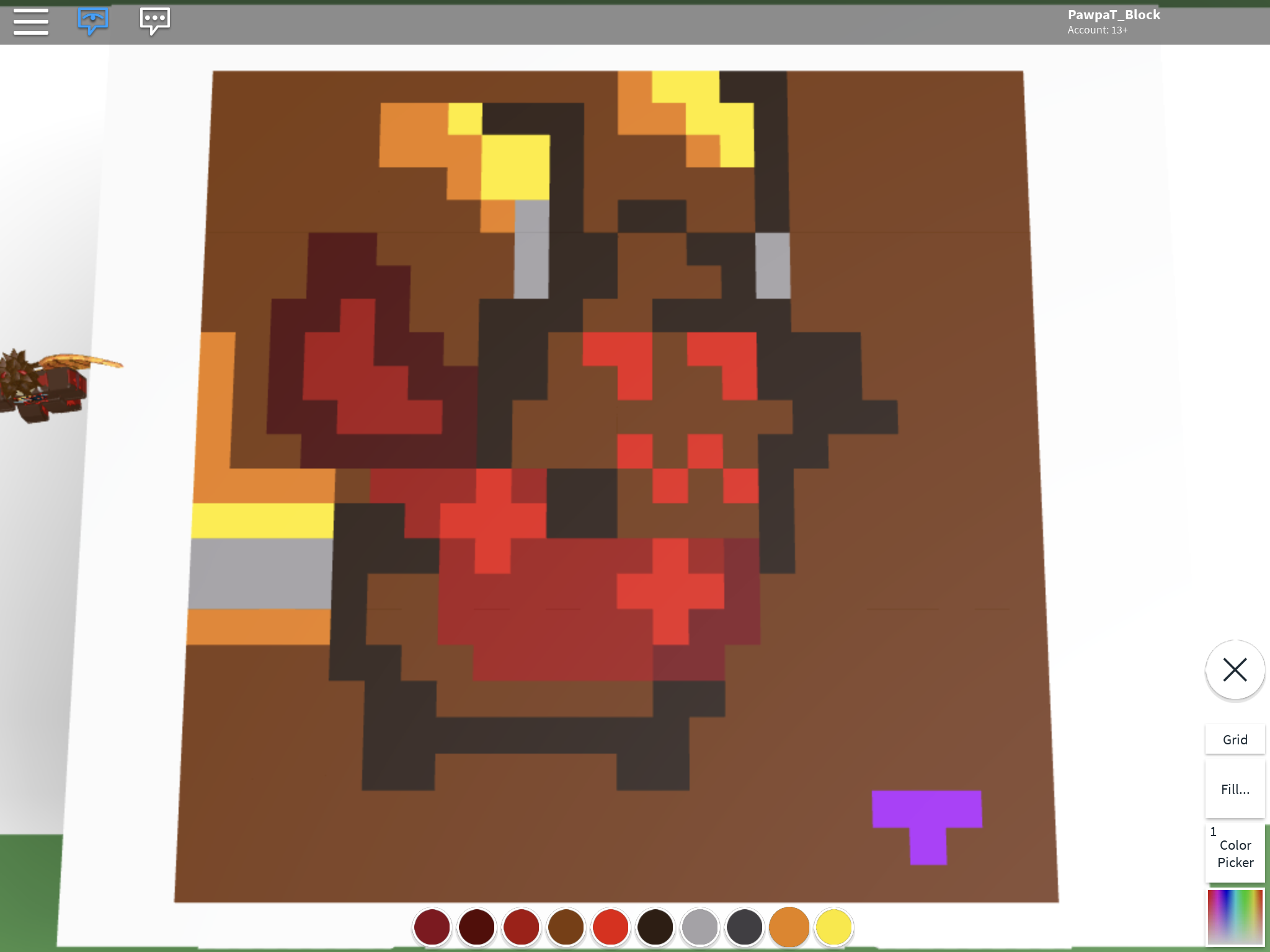 I Drew Thorns In The Roblox Pixel Art Creator Fandom - pixel art creator roblox pictures