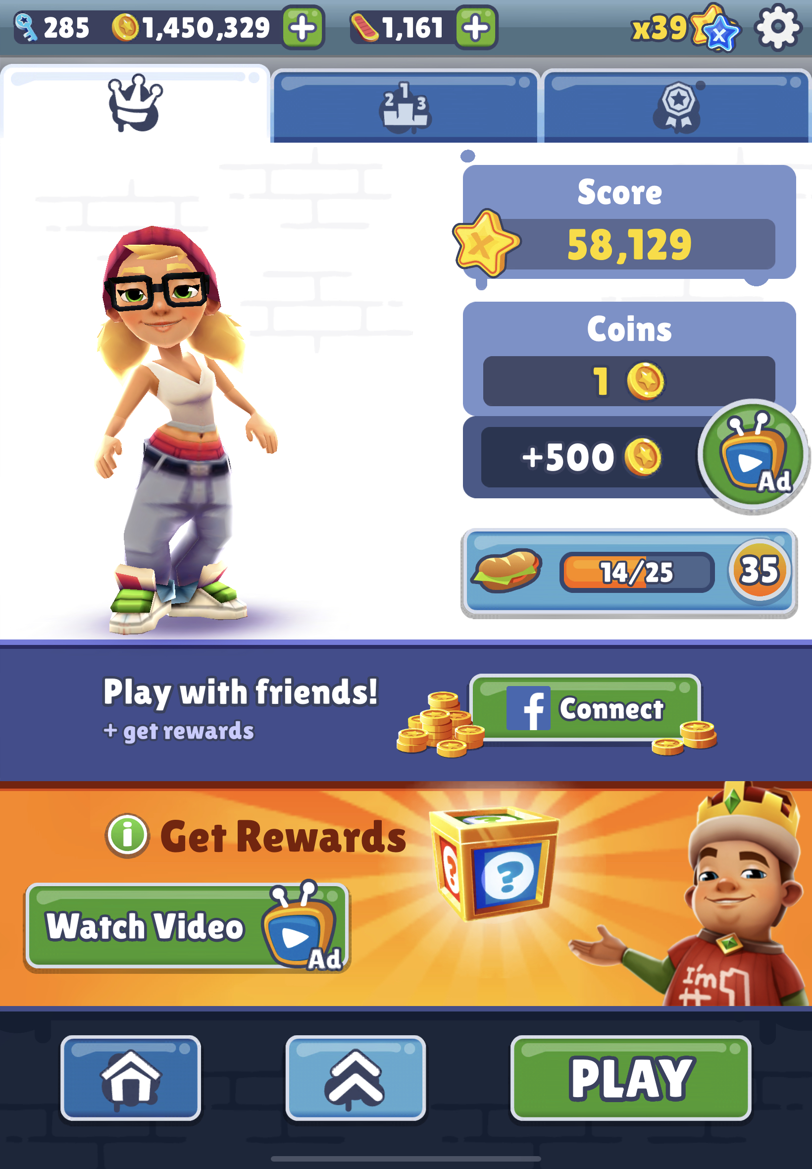 Subway Surfers: Speedrun, 100K Score, NO BOOSTS, NO COIN POINTS