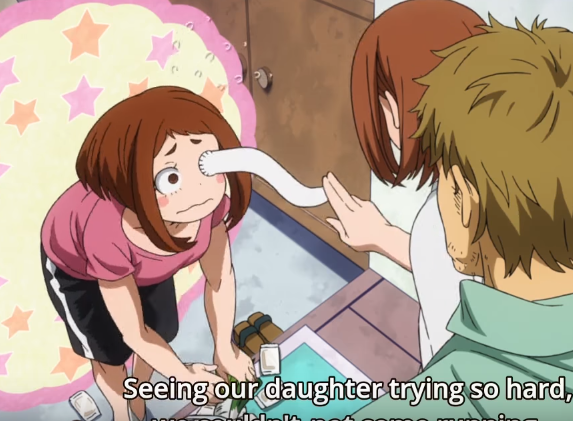 Ochako's Mother's Quirk Discussions Boku no Hero
