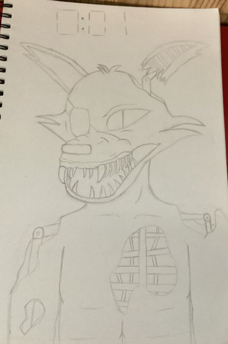 _Cassidy_ on Game Jolt: Withered foxy fanart. I don't draw very well but  IT'S ME.