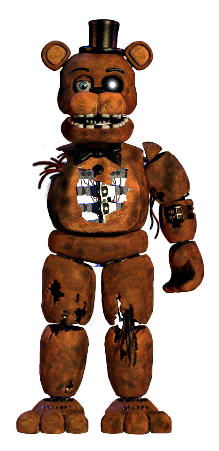 I made this FNaF OC called Scooped Freddy. Rate it on a scale of 1