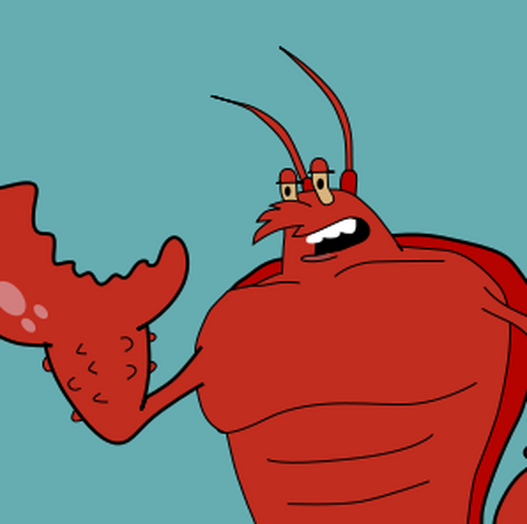 Ливин это. Ларри лобстер. Ларри лобстер Мем. Spongebob Larry the Lobster. Смешной лобстер.