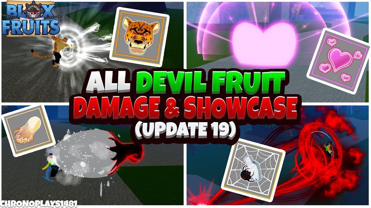 Control Showcase  Blox Fruits Update 19 