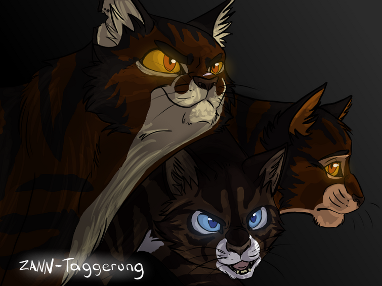 Warrior Cats Firestar Moonrise Twilight and Tiger Star Edible