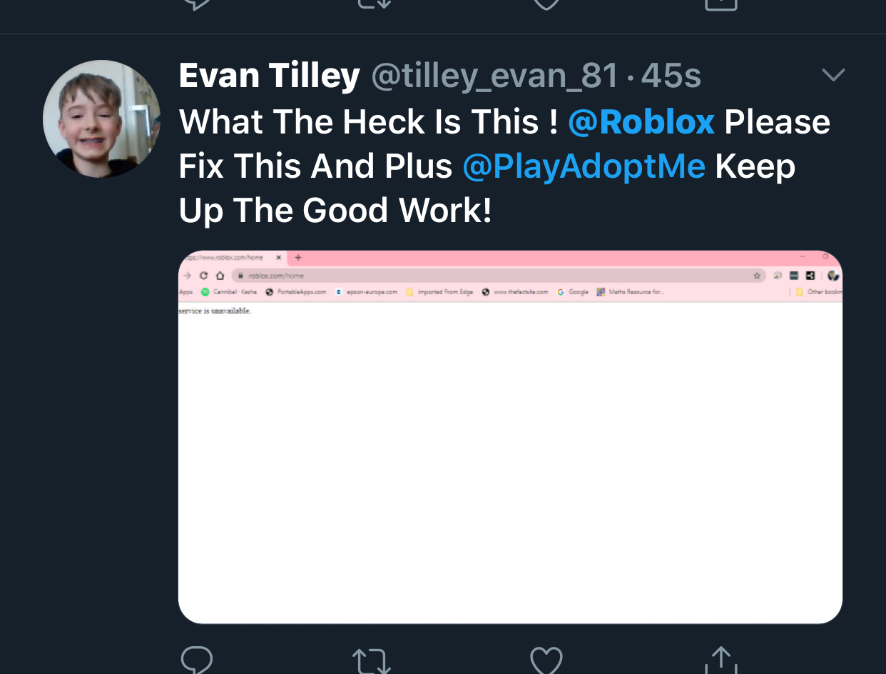 Twitter Why Is Roblox Down