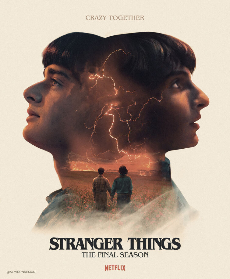 Netflix Series Will Byers And Mike Wheeler Stranger Things Season 5 Poster  - Anynee