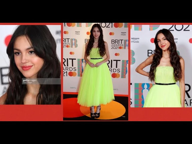 Olivia Rodrigo at the Brits Red Carpet