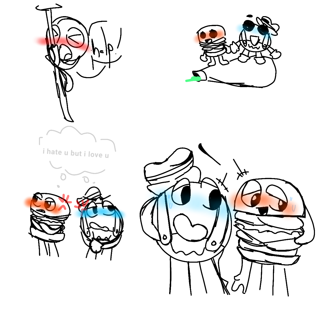 more fanart of donny x hamber bcuz why not !?!!?!!? | Fandom