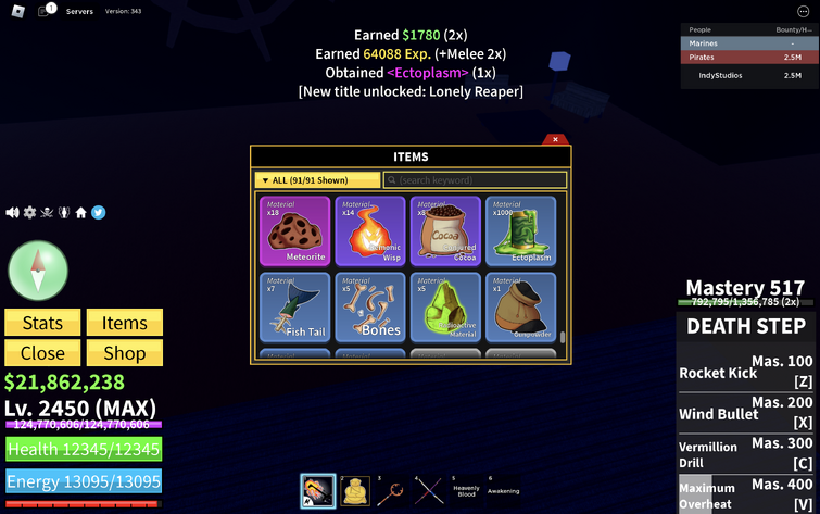 I finally got Lonely Reaper title (collect 1000 ectoplasm)