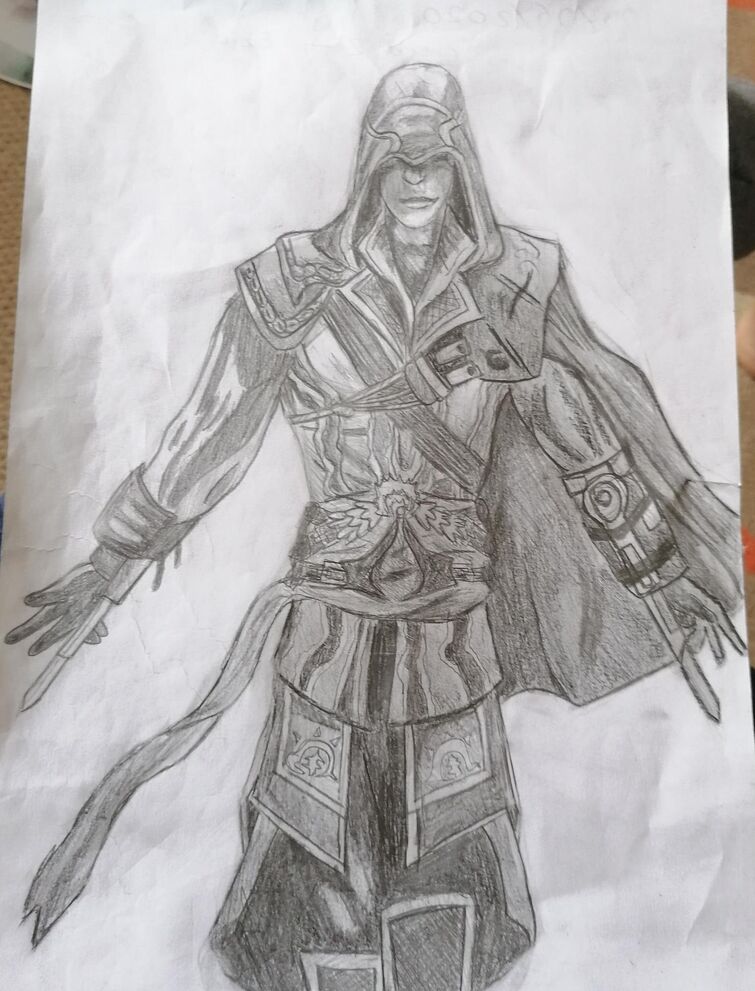 My Assassin S Creed Drawing Of Ezio Fandom