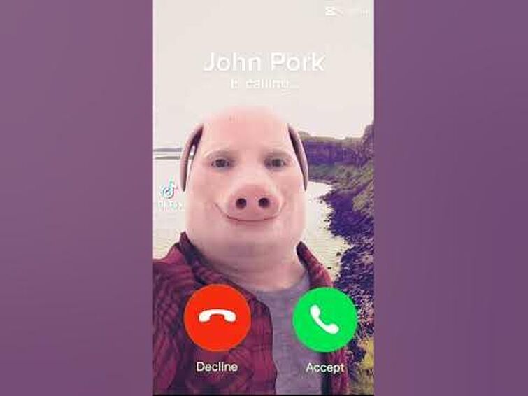 If you see John Pork at 3AM in the security camera - run! Don't