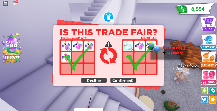 Adopt Me trading values is so inaccurate. 