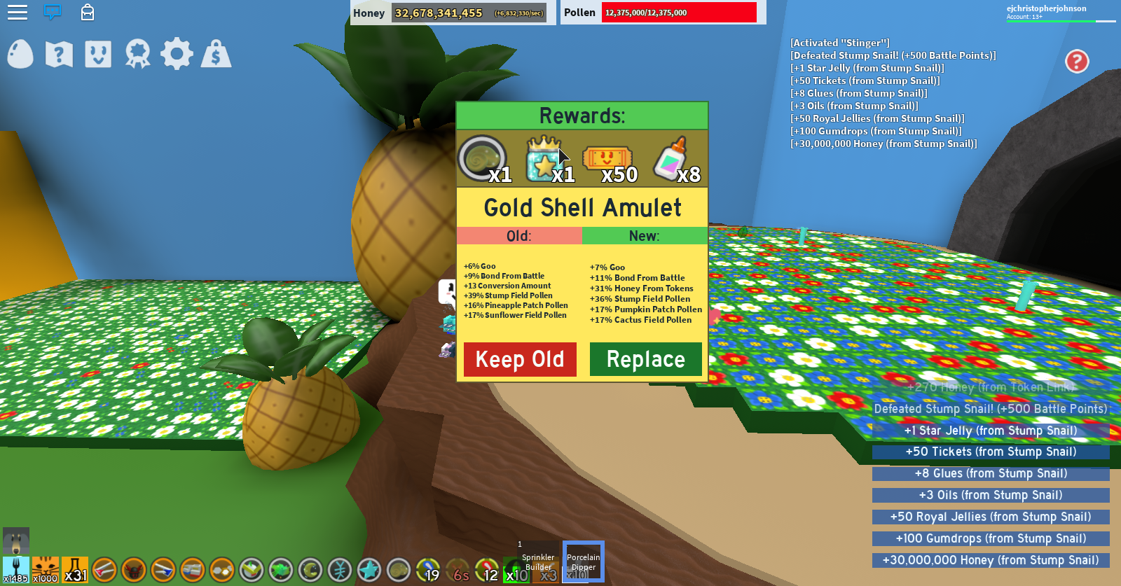 Discuss Everything About Bee Swarm Simulator Wiki Fandom - snail boss defeated new amulet roblox bee swarm