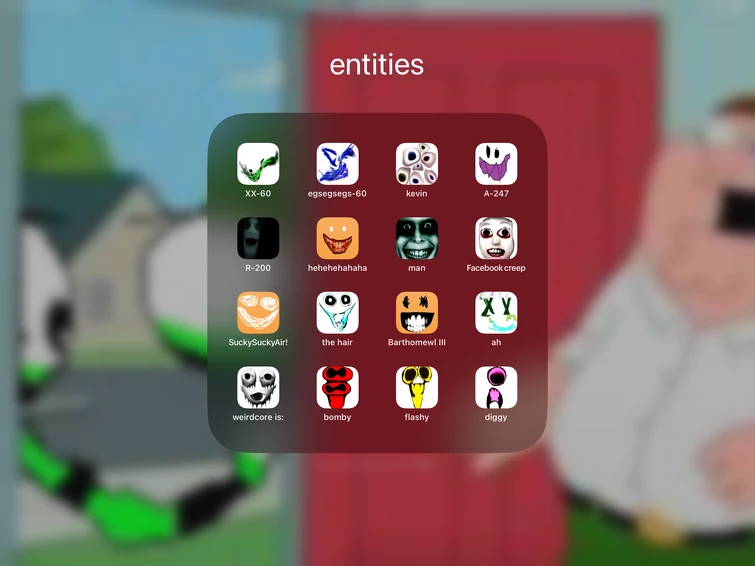 ah hell nah who put a whole collection of fanmade and normal entities ...