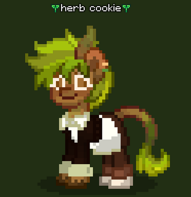 played around with my herb cookie ponytown design | Fandom