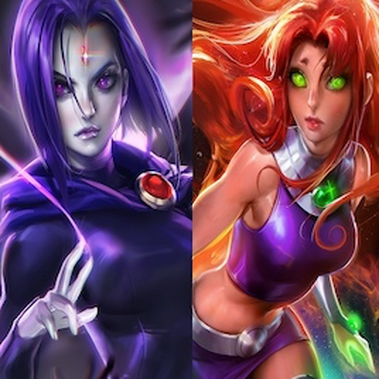 Who powerful Raven or Starfire