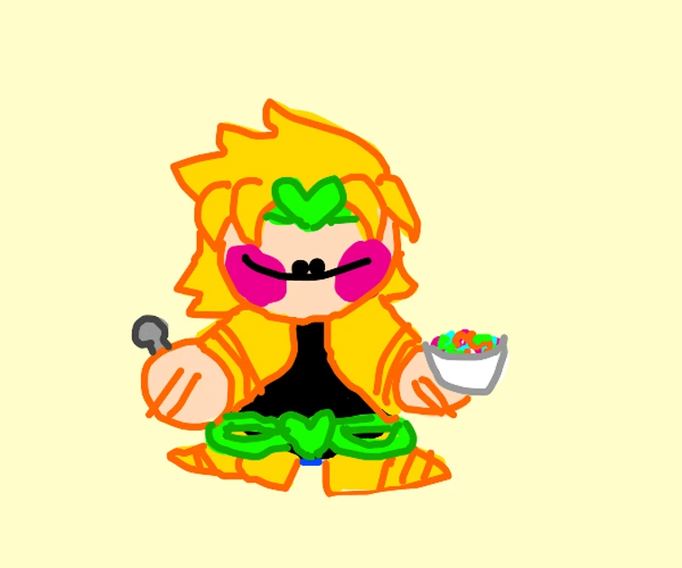 DIO eating fruit loops | Fandom