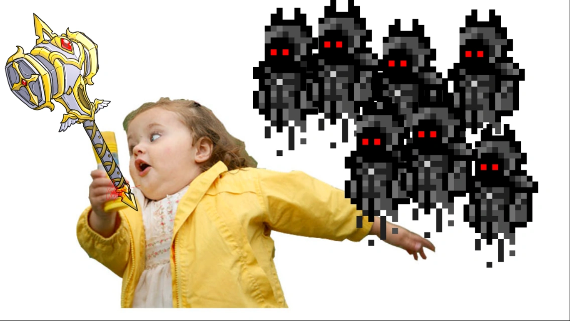 Террария в схемах и мемах