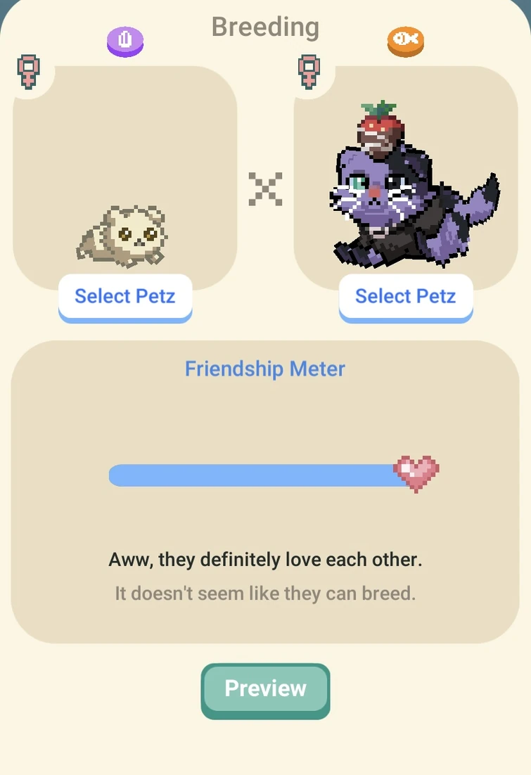 I was playing pixel Petz and discovered you can breed a cat and a hamster together 😀 Fandom