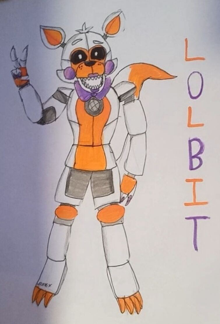 How to Draw FNAF  Lolbit 