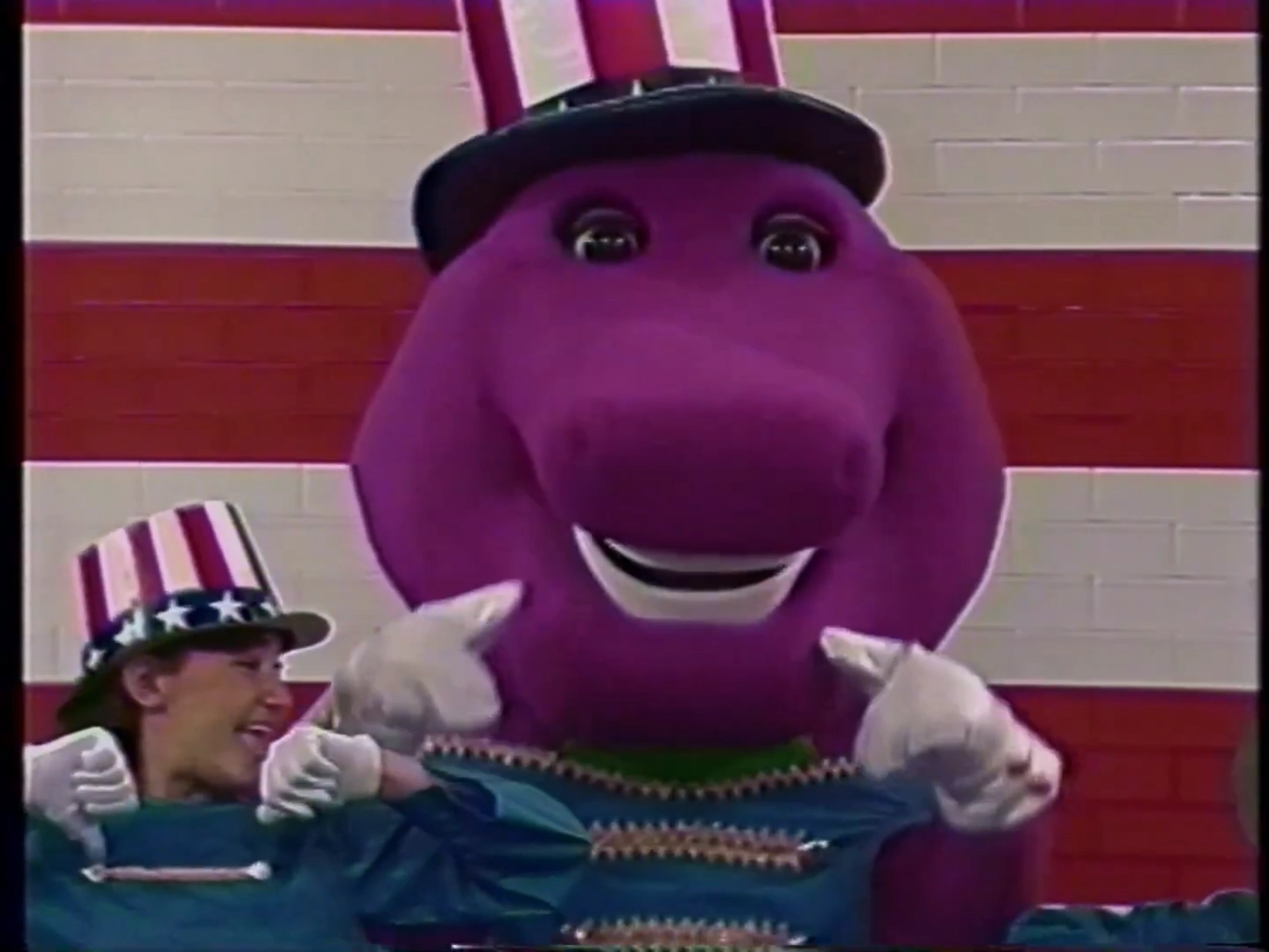 Rock with Barney Shock Face Fandom