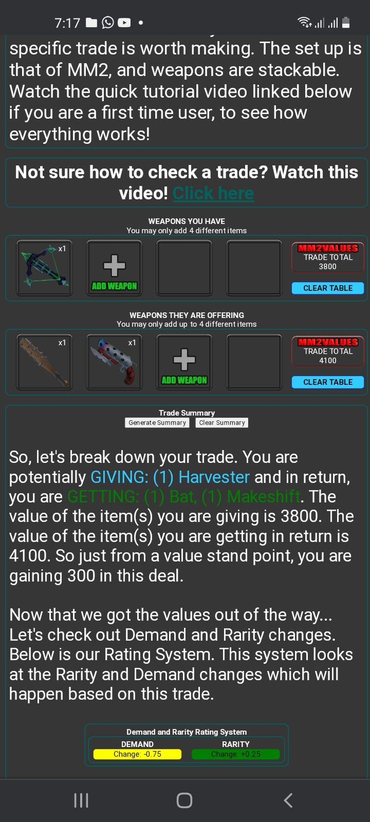 What Do People Offer for MAKESHIFT! MM2 Trading! 