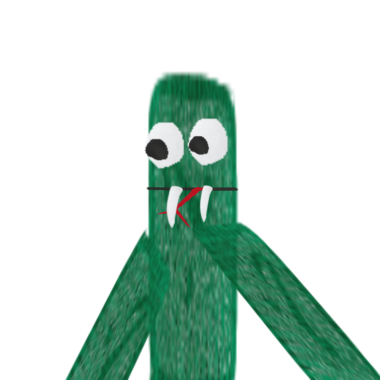 green rainbow friends Minecraft Skin