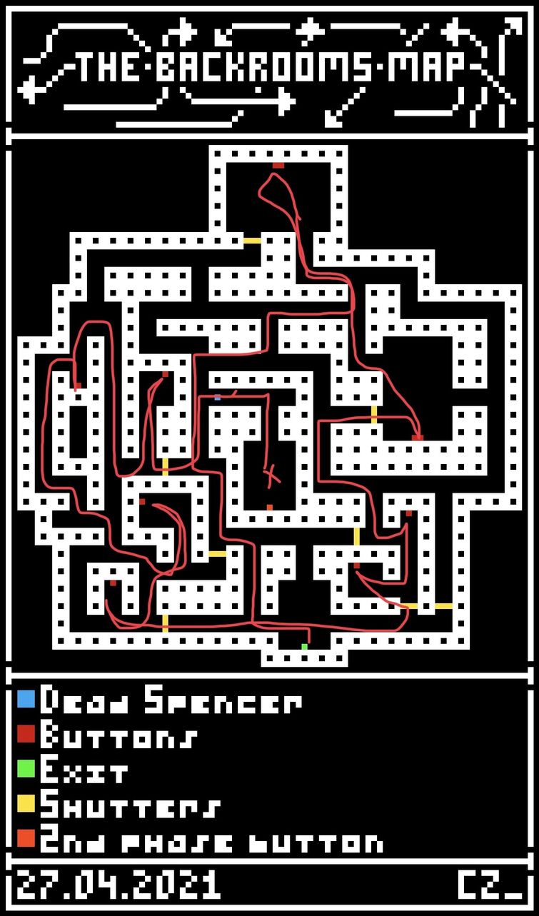 I tried to map The Blue Channel map. I truly believe that Blue Channel  itself is the Backrooms universe outside the levels. Who knows? : r/ backrooms