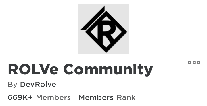 Rolve Community Logo